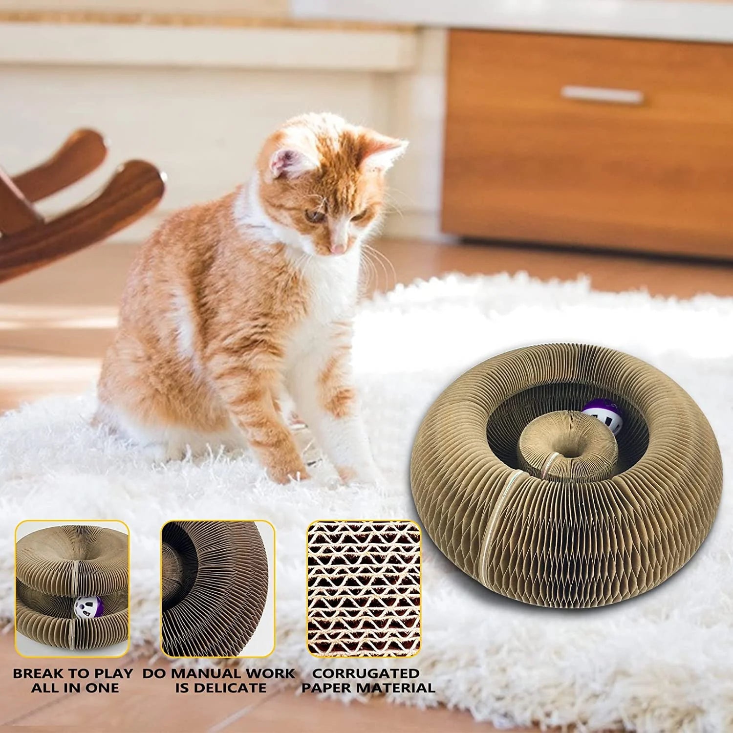 Zoomie Boal : Play Bowl with Balls for Cats